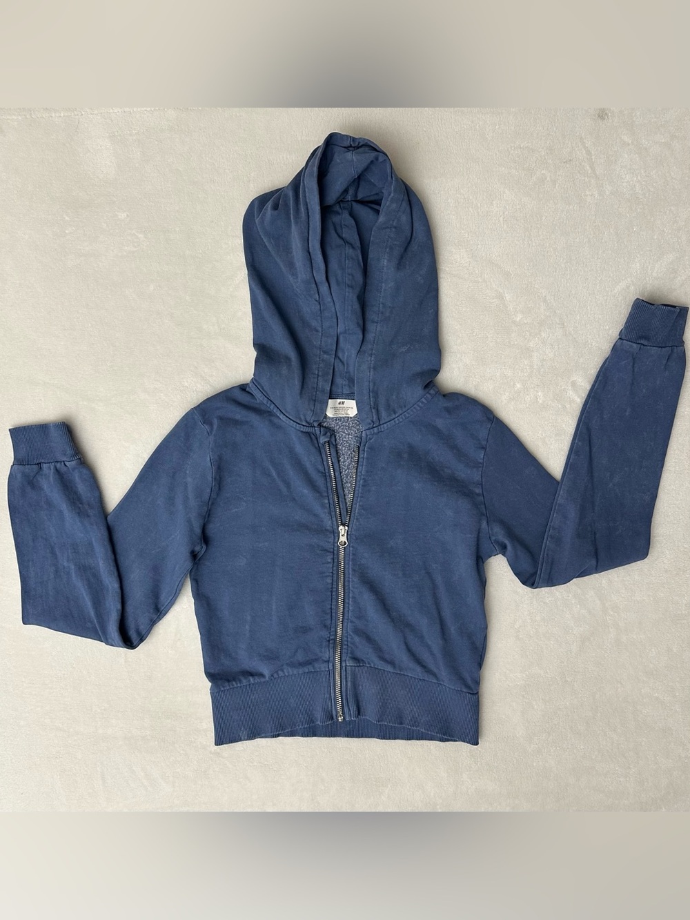 H&M Kids Dark Blue Full-Zip Hoodie